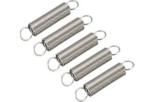 METALLIXITY Extension Spring (0.5x5x25mm/0.02"x0.2"x0.98") 5Pcs, Stainless Steel Tension Spring Wire - for Home Repair Construction Machinery