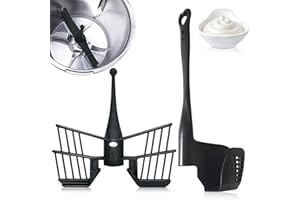 LEBOKJ Fouet Papillon et Thermomix Spatule grattoir pour Thermomix TM5 TM6 TM31, Accessoire Thermomix, Fouet Batteur, Remplacement Pièces de Rechange pour Thermomix Robot de Cuisine