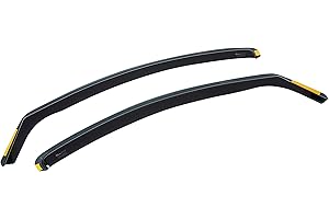 Heko 13115 Windabweiser 2-teilig DACIA DUSTER II 5 türig Bj. ab 2018, transparent dunkel-grau getönten Acrylglas