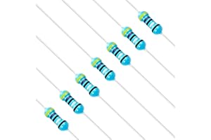 Chanzon 100pcs 1/4W (0.25W) 4.7 Ω ohm 4r7 Metal Film Fixed Resistor 0.01 ±1% Tolerance 4.7R MF Through Hole Resistors Current Limiting Rohs Certificated