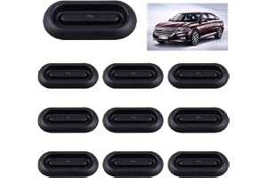 NineSSJLY 10-delade karosseripluggar svarta 18 x 45 mm | Ersättning för N91055001
