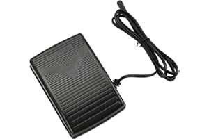 GEERYZHE Pédale de Pied de Machine à Coudre Domestique, Pédale de Pied de Machine à Coudre en Matières Plastiques Merveilleuse Pièce de Rechange Une Prise pour Remplacer Les Accessoires