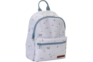 Little Dutch Tiamo 4943 Kinderrucksack Sailors Bay/Matrosen Bucht blau (29x22,5x12 cm), S
