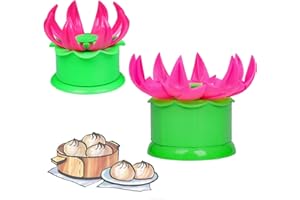 FLOTRUTE Lot de 2 Moule de Pain Farci à la Vapeur,Tarte à la Vapeur Moule de Cuisine Petit Farci Moule de Fabricant de Pain Cuit À La Vapeur Fabrication De Moules,Pour la Fabrication de Tartes(grand&petit)