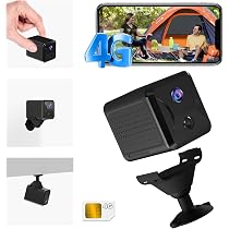 Caméra Espion 4K Mini Sans Internet - Avec Carte TF 32 Go, Angle 150°, Vision Nocturne, Détection Mouvement, Notifications - Utilisation WiFi Ou Hors Ligne