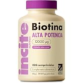 Incite Nutrition Biotin Hair Growth Supplement 12,000mcg, 6mm Tablets (Whole Year Supply) for Men and Women, Made in the UK 4