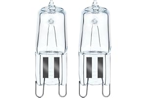 GMY Halogen G9 Backofenlampe Oven Lampe 25W 230V Für Backofen- und Mikrowellenanwendungen 300 Grad C Hitzebeständige Glühbirnen 2er Pack