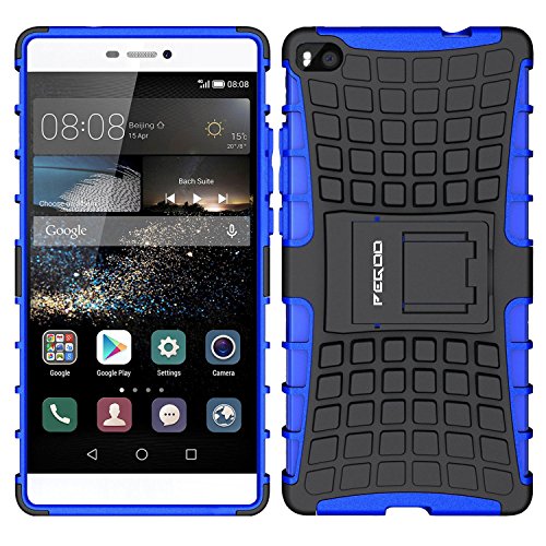 Funda Huawei P8 Pegoo El Soporte Incorporado A Prueba de golpes Anti-Ara azos y Polvo Mezcla Doble Capa Armadura Proteccion Cover Case Caso Funda C scara Caja para Huawei P8 Azul reviews Funda Huawei P8 Pegoo El Soporte Incorporado A Prueba de golpes Anti-Ara azos y Polvo Mezcla Doble Capa Armadura Proteccion Cover Case Caso Funda C scara Caja para Huawei P8 Azul