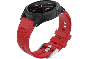 ISABAKE Pasek do Garmin Fenix 7/Fenix 5 Plus, silikonowy pasek zastępczy QuickFit 22 mm do zegarka Fenix 6/6 Pro, Forerunner 935/945, Approach S60, Quatix 5
