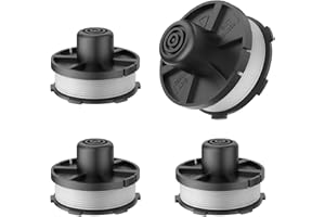 TRUSTLIONTEK Fadenspulen，Kompatibel mit Makita Akkusense 18V DUR181Z, DUR181RF, DUR181 Rasentrimmer,Ersetzen Makita 196146-9/195858-1(4 Fadenspule)
