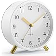 Jisile reloj despertador analógico silencioso