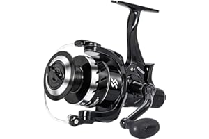 Yun Nong Carp Fishing Reel - Smooth Spinning Reel with 22LBS Drag, Durable Metal Body, Ideal for Saltwater & Freshwater