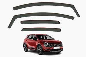 AirFlux Lot de 4 déflecteurs d'air compatibles avec Kia Sportage SUV 5 portes 2022 2023 2024 2025 2026.