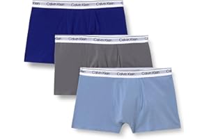 Calvin Klein Boxers Caleçons Lot de 3 Garçon avec Ceinture Emblématique