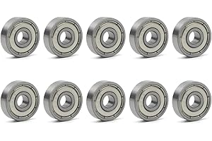 Unxuey 626ZZ 626Z 80026 Lot de 10 roulements à billes en acier 6 x 19 x 6 mm