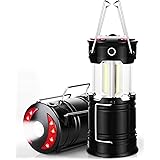 Maxesla LED Campinglampe, COB Technologie mit 360 Lumen, 4 Licht Modi, Wasserdicht Campinglampe Aufladbar, Großartig bei Camp