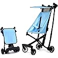 Lifelong Cuppy Ultralight Baby Stroller for 6-36 Months with 5 Point Harness Cabin Friendly, Foldable & Sturdy Sit-Up Stroller|Adjustable Sunshade Canopy & Easy to Carry As Backpack with Strap,Blue