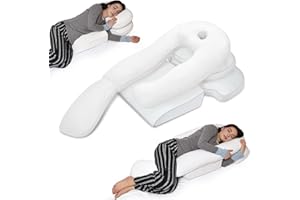 BABYEZZ Bettkeil Kissen für Schulterschmerzen Relief, Kissen für Acid Reflux und Rückenschmerzen Relief, Sodbrennen, GERD, Nackenschmerzen, abnehmbare waschbare Abdeckung Incline Wedge Pillow (Frauen)