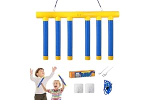 Merrwon Catching Sticks Games, Falling Sticks Reaction Game, Hand Eye Coordination Game, 3 Dropping Speeds Reaction Training Toy, Indoor Interactive Games For Kids Adults Birthday Christmas (Blue)