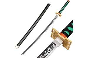 ZNLVZSH Demon Blade Épée de samouraï en Bois, Anime Cosplay Ninja Sword Props, pour Les Fans de Noël ou d'anniversaire Anime Lovers Jouets décoratifs, 41 Pouces, Tokitou Muichirou