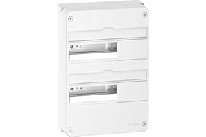 Schneider Electric - Resi9 - Caja de sobresaliente Blanca (RAL 9003) - 2 Filas de 13 módulos - R9H13402