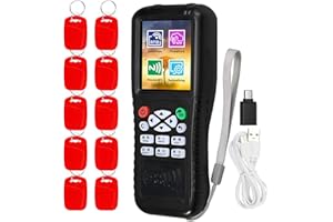 HENAXSAD HERNAS RFID NFC Reader Writer Duplicator, Programmateur de Carte à Puce RFID Multi-fréquences, Décodeur de Carte cryptée, Décodage d'application Gratuit (Uniquement pour Le contrôle d'accès)