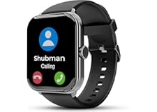 (Renewed) beatXP Marv Super 2.0" HD Screen 240 * 280px One-Tap BT 5.1 Calling AI Voice Assistant Smartwatch (Electric Black)