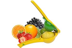 Spremiagrumi manuale per limoni, lime e arance - Gomito messicano in lega di alluminio - Facile da usare - di Mobi Lock