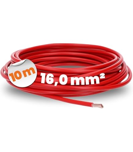 5 meter Lapp 4520005 H07V-K 10 mm² groen-geel, aardingskabel, bedradingskabel, flexibele aderkabel, pvc-enkele kabel, strengen 10 mm², bedrading