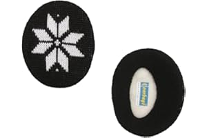Earbags Ohrenwärmer Fashion, Schneeflocke schwarz, L