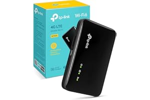 TP-Link M7005 4G LTE Portable WiFi with SIM Slot,Dual Band Mobile WiFi 6 Router,Plug and Play MIFI,Long Battery Life,Portable Hotspot,Mobile Hotspot Dongle,For Caravan,APP Control,Compact Design