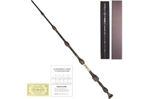 FemKey Varita Mágica de Lujo, Varita Mágica con Caja de Ollivander, Varita de Resina, Accesorios para Disfraces para Brujas y Magos-Wand (Dumbledore)