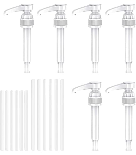 6 Stück Dosierpumpen 10ml - Sirupspender Für 28/410 Gewinde Flaschen