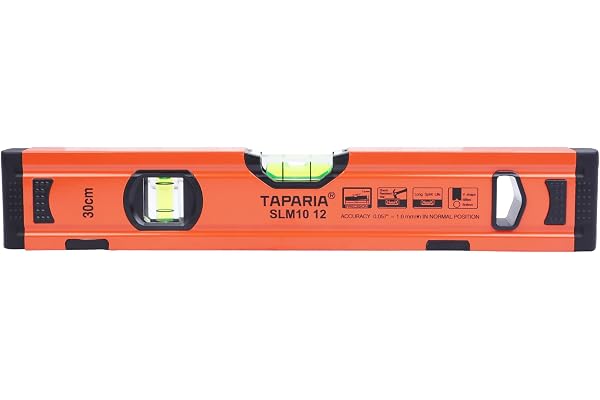 TAPARIA Spirit Level with Magnet, SLM 1012, 12-Inch