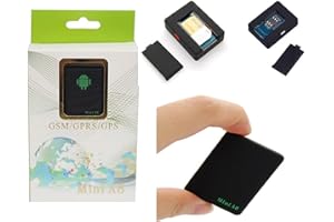 AntDau71® Mini Tracker A8 Microspia Audio con GPS – Localizzatore con SIM per Auto Moto Bici – Cimice a Distanza, Sorveglianza Antifurto, Tracker Portatile - CW199