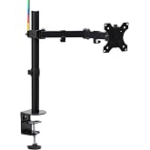 Kensington K55408WW SmartFit Ergo Tekli Monit&ouml;r Kolu - Siyah, Uzun