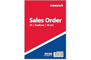 OCEANPADS Ocean Pads Sales Order Book Duplicate A5 50 Sets Carbonless (69745)