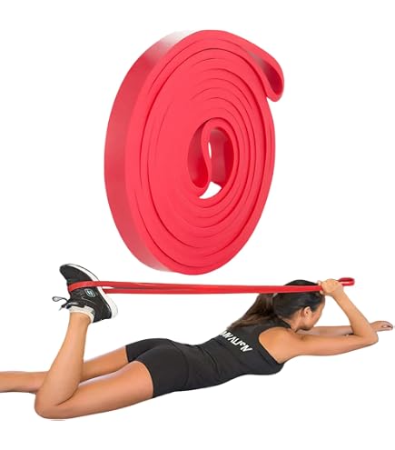 Yoga-Widerstandsband & Sport-Haarband Set – Mittlerer Widerstand, 90x4 Cm, Für Fitness, Pilates, Tanz