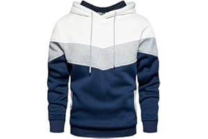 Aotorr Sweat à Capuche Homme Sweat Manche Longue Pull Sport Slim Fit Casual Automne Hiver