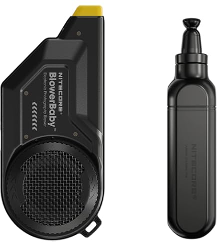 NITECORE BB Nano Souffleur Air Électronique - Portable, 99g - Pour Nettoyage Photo, Objectifs