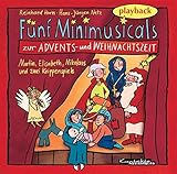 Image de Fünf Minimusicals zur Advents- und Weihnachtszeit: Playback-CD