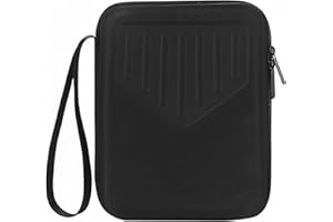 Musiin Kalimba Daumenklavierkoffer für 17 Tasten, verdickt, stoßfest, wasserdicht, Aufbewahrungstasche, Instrumentenzubehör (schwarz)