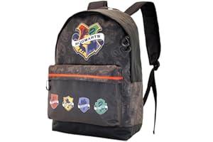KARACTERMANIA Harry Potter College -Plecak HS FAN, Szary, 30 x 43 cm, Pojemność 22 L
