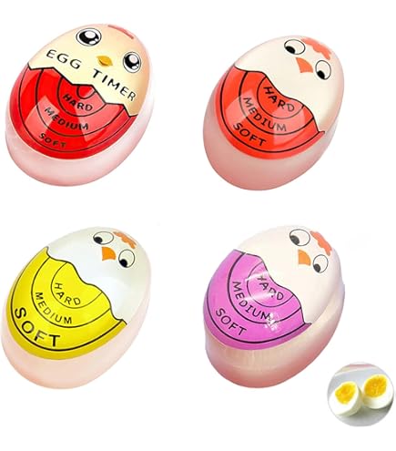Timer Per Uova - 2 Pezzi, In Resina, Per Cuocere Uova Alla Perfezione