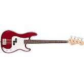 Fender Squier Debut Serisi Precision Bass Elektro Gitar, Yeni Başlayanlar İ&ccedil;in Gitar, Saten Dakota Kırmızısı