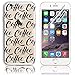 Produktbild iPhone SE Silikon Hülle,iPhone 5S Hülle,Sunroyal TPU Case Schutzhülle Silikon Crystal Kirstall Clear Case Durchsichtig,Kreative Coffee Malerei Muster Transparent Weichem Silikon Schutzhülle Handy Gürtel Tasche Schutzhülle Hülle Case Cover Fall-Abdeckung Etui TPU Bumper Kratzfeste Scratch-Resistant Schale für iPhone SE/5S/5 + 1 x Frei Displayschutzfolie