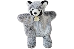 Histoire d'Ours - Doudou Marionnette - Doudou Panda Roux - 25 cm - Gris - Cadeau Naissance - Sweety Mousse Marionnettes - Fidèles Compagnons - HO3084