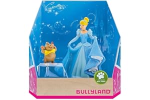 Bullyland- Disney Princess 13438-Set Juego, Walt Cenicienta y Karli, Figuras pintadas a Mano, sin PVC, para Que los niños jueguen de Forma imaginativa, Color Colorido (Bullyworld 13438)