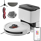 ROIDMI EVE CC Robot Aspirapolvere con Funzione di Spazzatura, 2.5L Serbatoio Automatico Dello Sporco,Spazzare,Aspirapolvere 2