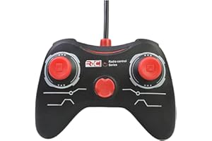 chiwanji Telecomando 2CH Dual Joystick Radio avanti/Indietro/Destra/Sinistra Barche per Veicoli RC, 27MHz